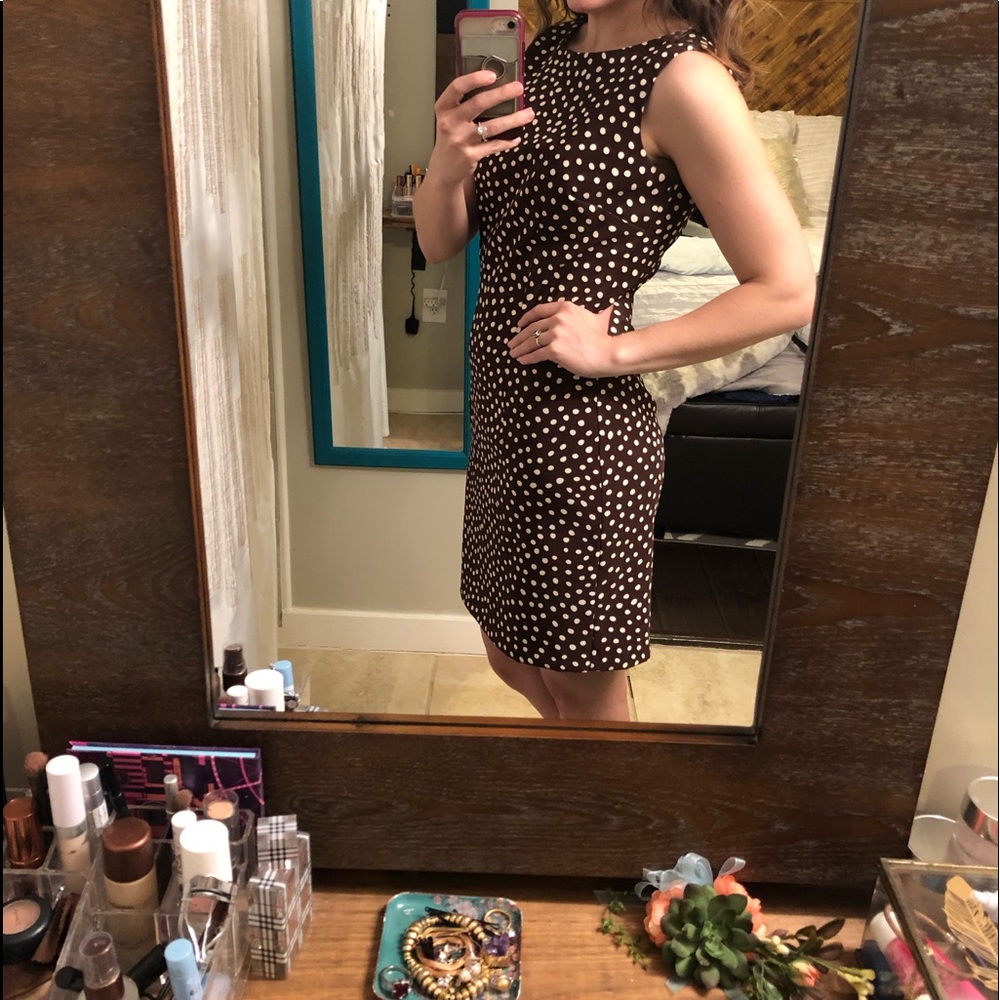 Dress barn polka dot dress